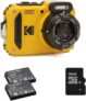 KODAK Pixpro Pack WPZ2 + 2 Batterien + 1 SD-Karte – Digitalkamera Kompakt 16M Pixel