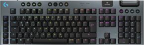 Logitech G G915 X LIGHTSPEED low-profile gaming keyboard, Linear – Deutsches QWERTZ-Layout – Schwarz