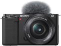 Sony Alpha ZV-E10 APS-C spiegellose Vlog-Kamera mit 16-50mm Objektiv