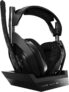 ASTRO Gaming A50, Wireless Gaming-Headset mit Ladestation, Dolby Audio, Game/Voice Balance Control, 2,4 GHz Kabellos, 9m