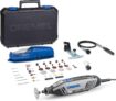 Dremel 4250 Rotationswerkzeug 175 W, Multifunktionswerkzeug-Set mit 3 Vorsatzgeräten und 45 Zubehören